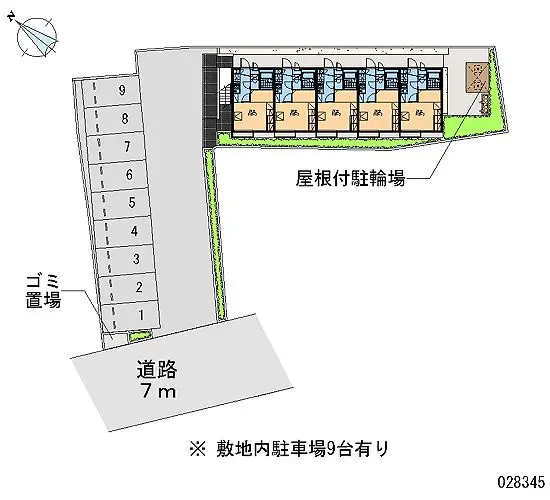 ★手数料０円★鴻巣市南１丁目　月極駐車場（LP）